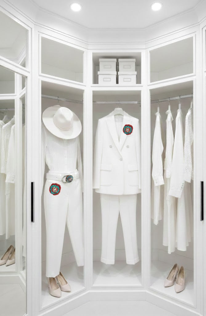 KAHLO - Aplique de flores em Crochê