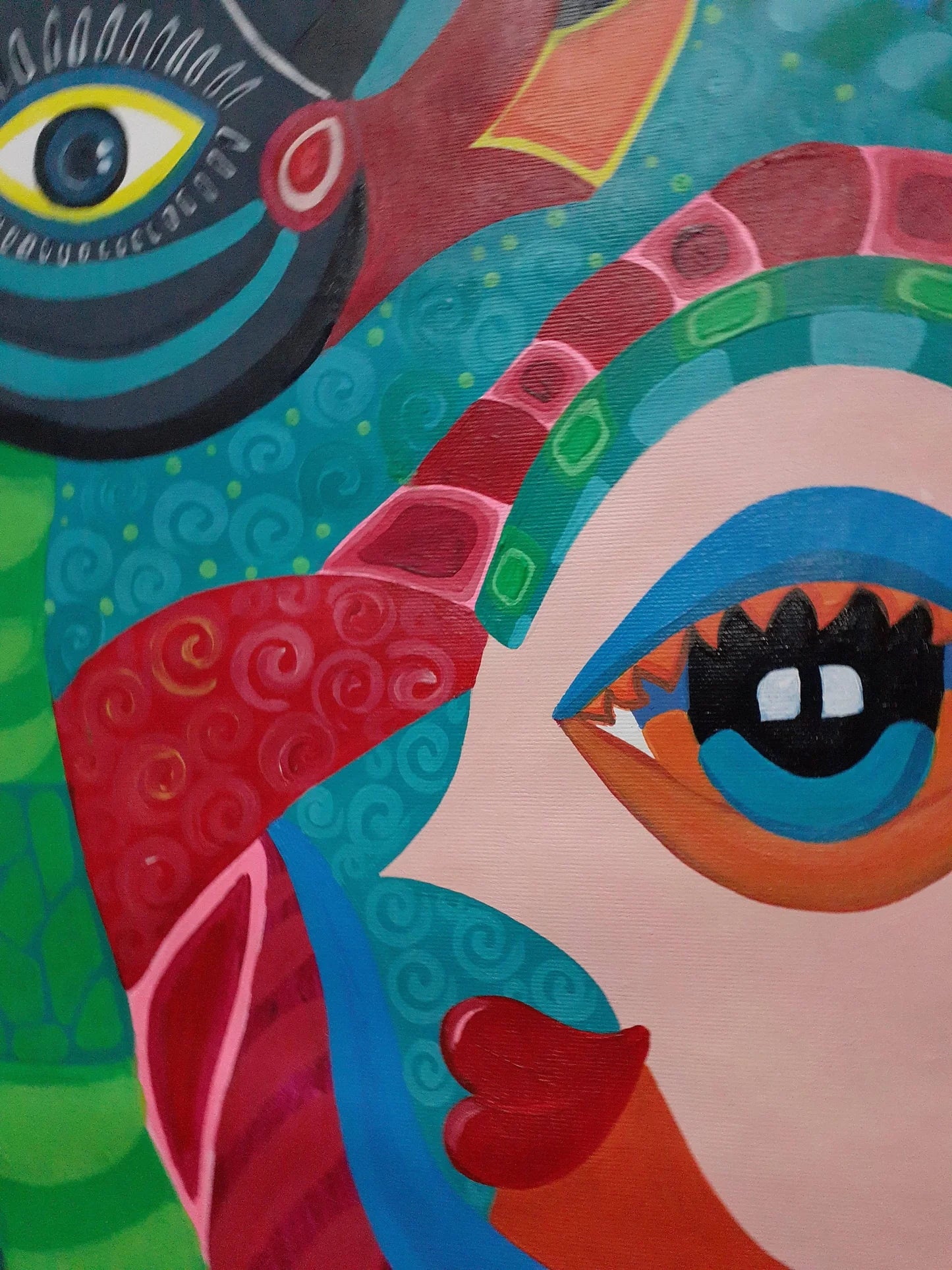 Érisa e seu pet Pock