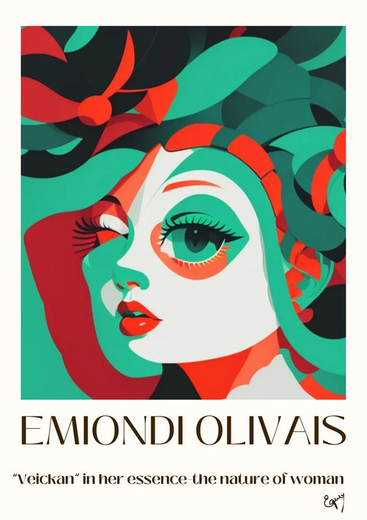 Pôster VEICKAN IN HER ESSENCE THE NATURE OF WOMAN 2023